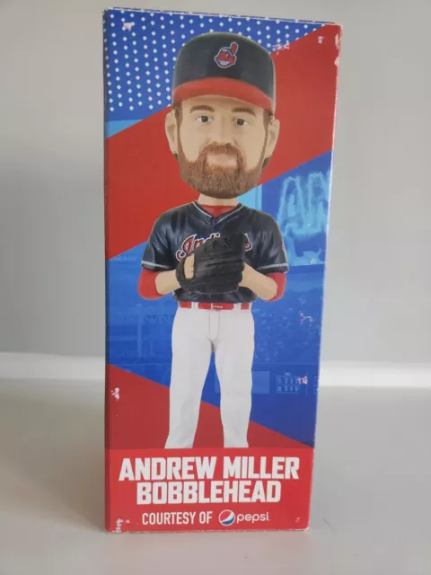 MLB Andrew Miller Bobblehead Cleveland Indians Pepsi NIB AL All-Star