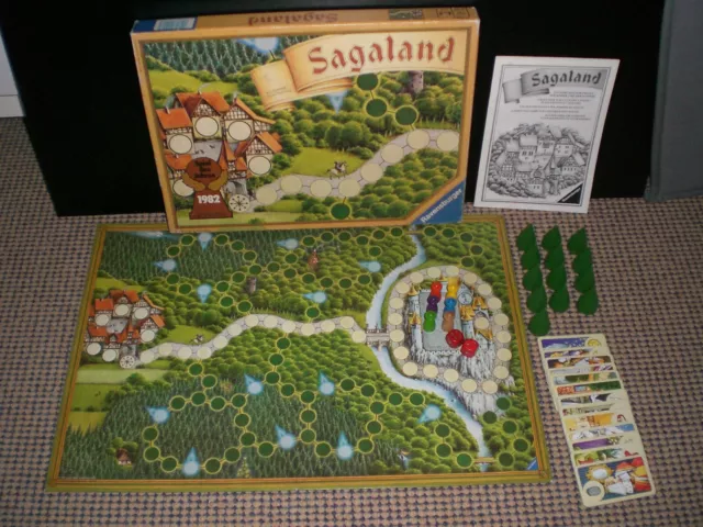 Sagaland - Märchenspiel von Ravensburger für 2-6 Spieler - Spiel des Jahres 1982