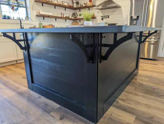 Iron Support Bracket for Counters, Shelves or Mantles
