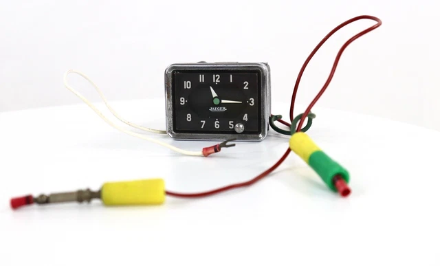 Bleu-Mini Horloge De Tableau De Bord Pour Voiture, Horloge Numérique Électronique, Support Auto