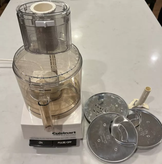 Cuisinart DLC-7 Super pro Food Processor w/Accessories, Made in Japan Works