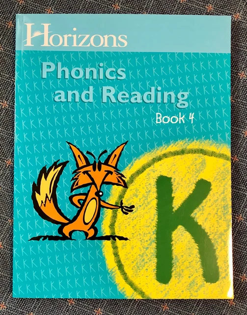 HORIZONS KINDERGARTEN PHONICS & Reading Student Book 4 Homeschoolers