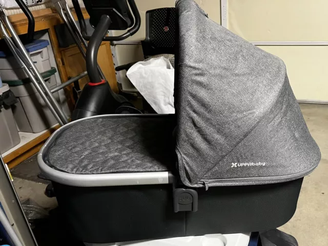 Nice Uppababy Bassinet Jordan Charcoal Melange Silver Fr 2017-2019 Model