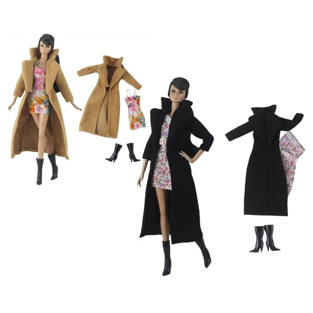 Handmade Plush Coat Pants Fashion Winter Wear Dresses  29~32cm Doll