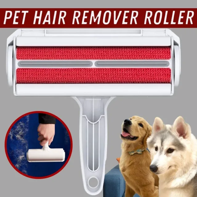 Pet Hair Lint Remover Dog Cat Cleaning Brush Reusable Hair Roller Sofa Clothes 10
