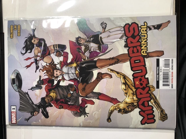 Marauders Annual #1 2Nd Printing Creees Lee Variant Vf/Nm Marvel Hohc 2022