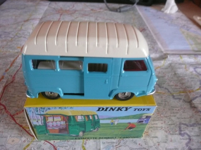 Miniature Dinky-Toys Junior Atlas - Renault 4 L Bleu-vert - Échelle 1/43