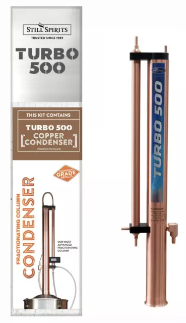 PRO Still Spirits Turbo 500 COPPER Condenser T500 alcohol oil making DIY