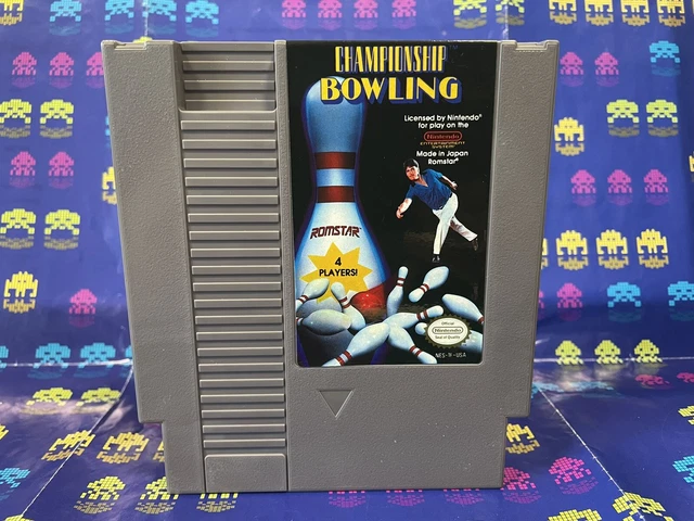 CHAMPIONSHIP BOWLING (1989) nes nintendo entertainment system us NTSC USA IMPORT