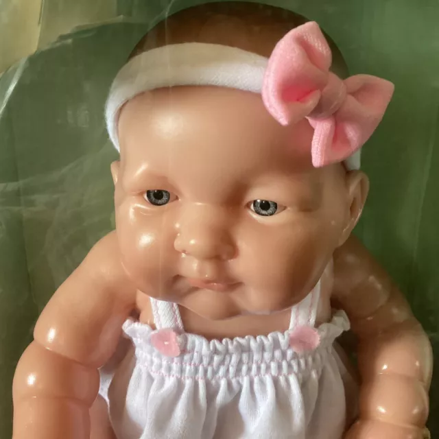 JC Toys Berenguer Boutique Maya Real Girl 10” Vinyl Baby Doll