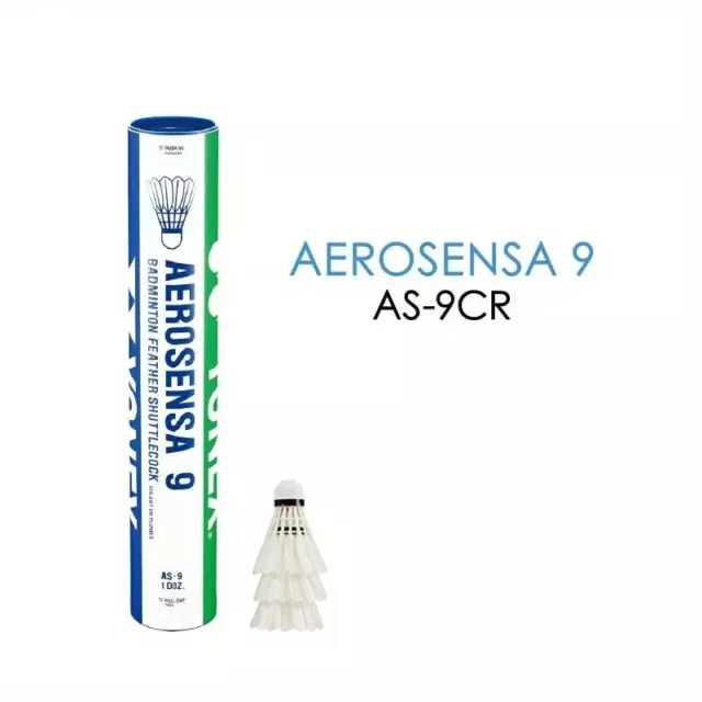 Yonex Aerosensa AS-9 Badminton Feather Shuttlecock Most Durable Goose Feather Yonex Aerosensa AS-9 Badminton Feather Shuttlecock Most Durable Goose Feather