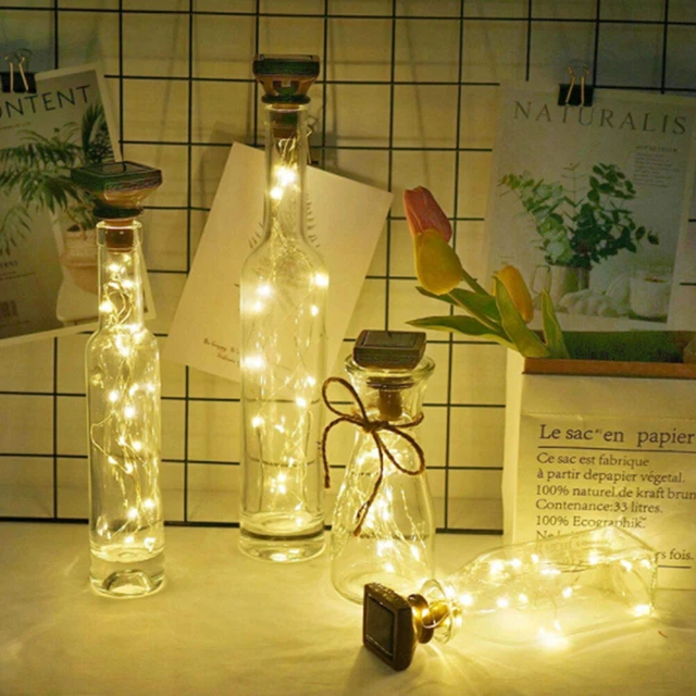 Bottle Fairy String Lights Bottle Cork String Light Romantic For Outdoor