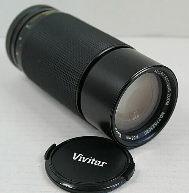 Vivitar 75-300 1:4.5-5.6 MC Macro Focusing Zoom Camera Lens