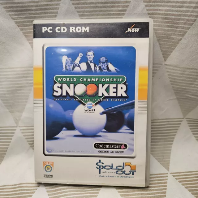 World Championship Snooker PC Game 2001