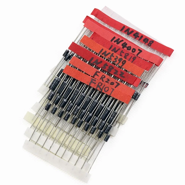 Efficiente 100Pcs Diodo Assortimento Perfetto for Vari Elettrico Applicazioni