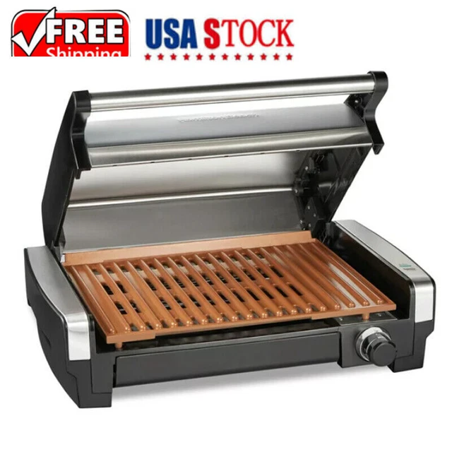 ELECTRIC INDOOR SEARING Grill Meet Griddle with Removable Nonstick