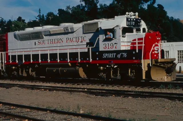 Duplicate slide: SP Southern Pacific 3197 Crocket, CA 1975 Al Chione