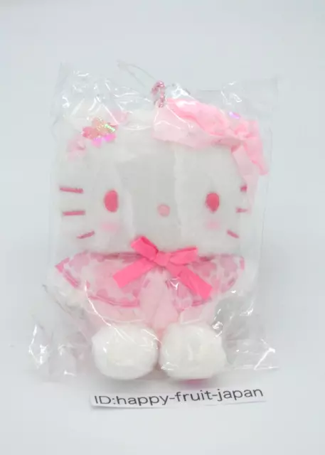Sanrio Hello Kitty Sakura Series Mascot Chain Plush Doll Cherry Blossom