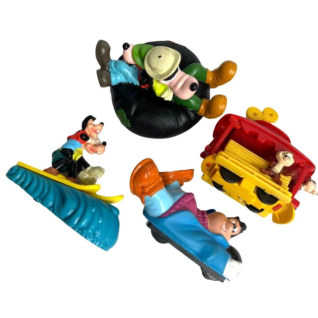 Vintage Goof Troop Chip and Dale Pete Burger King Kids Club Meal Toy Disney