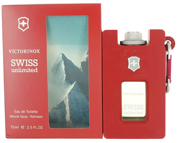 Suizo Ilimitada Por Victorinox para Hombre EDT Refilliable Colonia Spray 74ml De