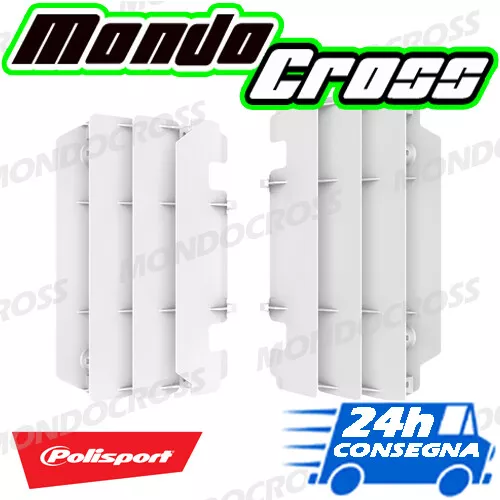 Griglie protezione radiatori Bianco KAWASAKI KX 250 1997-1998