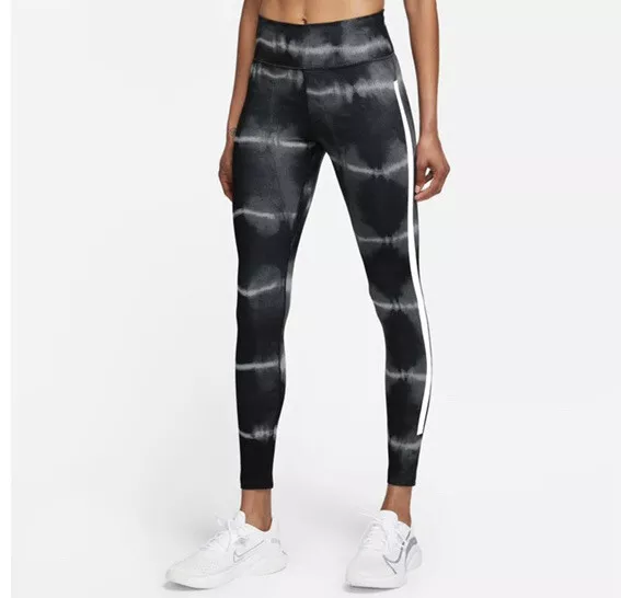 NIKE ONE LUXE Dri Fit Printed Training Gym Tight Fit Tights Dm7260