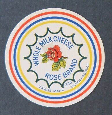 Etiquette fromage PAYS-BAS HOLLANDE El Toro Dutch cheese label 6 cm 2 