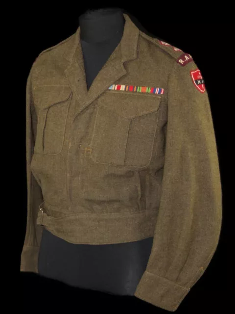 WW2 1944 dated RAMC Officer's Battledress Blouse - Canadian Made