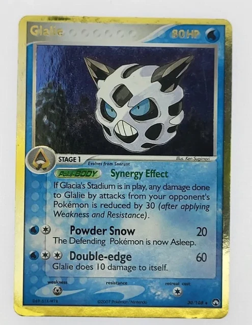 Glalie 30/108 - Power Keepers EX Pokemon Card