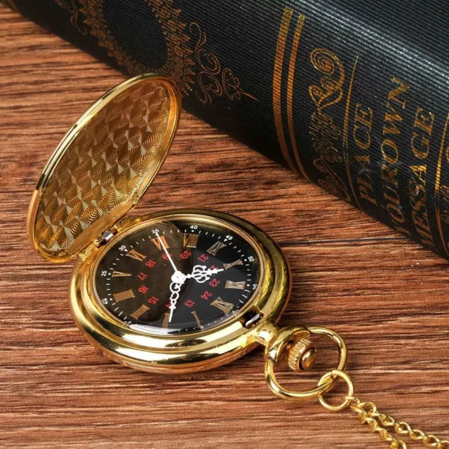 Flip Retro Vintage Mechanical Pocket Watch Fob Watches Pocket