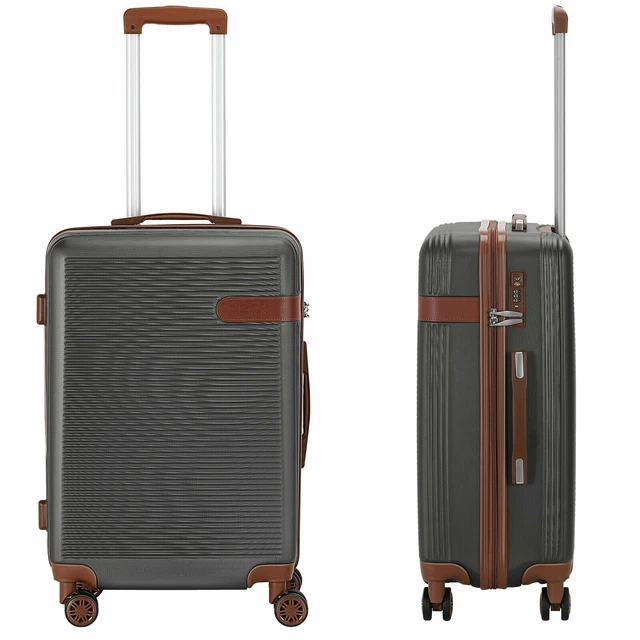 3 Piece Business Luggage Set Hardshell Suitcase Spinner Lightweight W/ TSA Lock 2