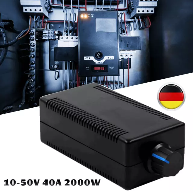 DC PWM-Drehzahlregler Elektromotoren Motordrehzahlregler 2000W 12V/24V/50V 40A