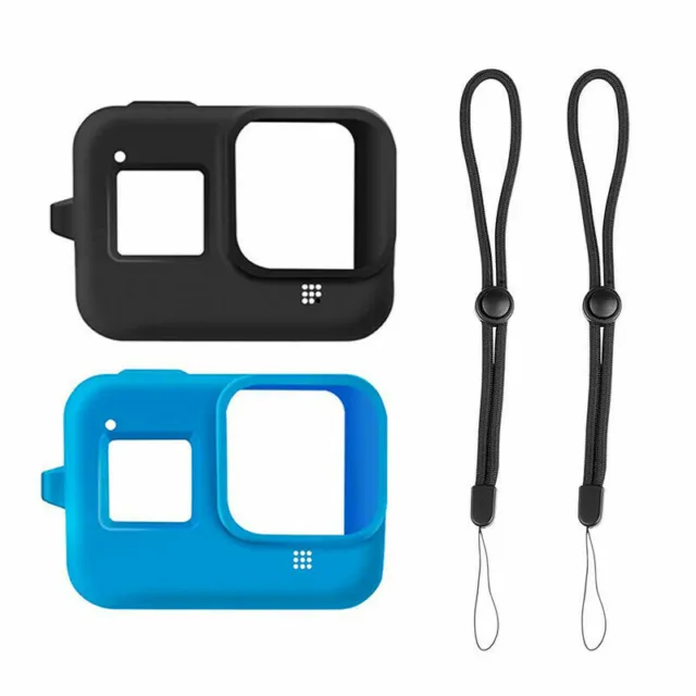 GoPro HERO 8 Compatible Silicon Case Cover Protective Dirtproof with Lanyard
