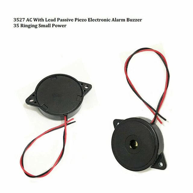 3527 AC With Lead Passive Piezo Electronic Alarm Buzzer 35 Ringing Small Power