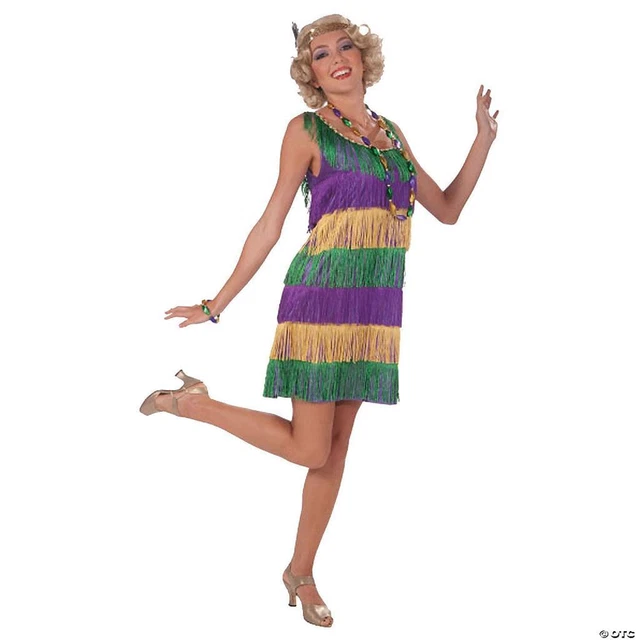 Flapper Costume Women Roaring 20's Gatsby Mardi Gras Halloween Cosplay FM67988