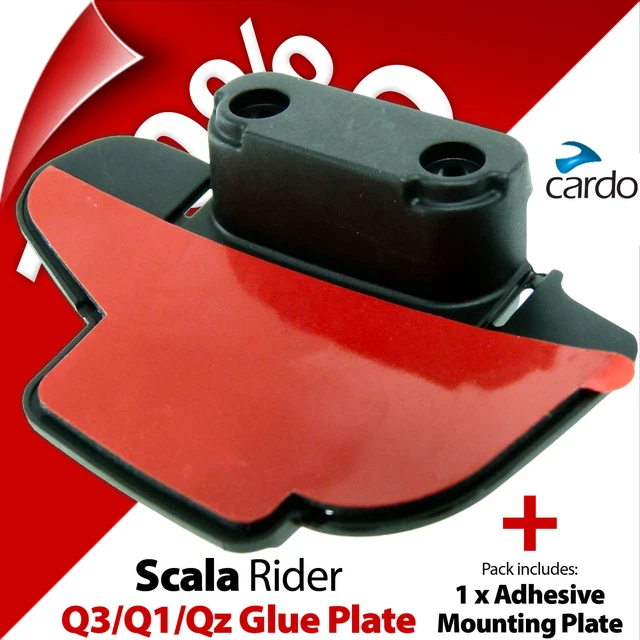 Cardo Replacement Adhesive Glue Plate – Helmet Mount For Spirit & Spirit HD