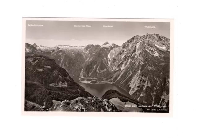 AK Ansichtskarte Blick vom Jenner auf Königssee