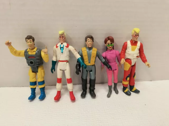 Vintage Real Gostbusters Action Figure Lot of 5 (screaming, hair raising, etc)