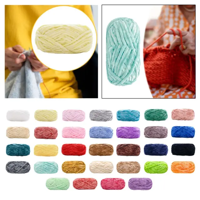 Bulky Wool Yarn Chunky Arm Knitting Blankets Super Soft Giant Ball Roving  DIY