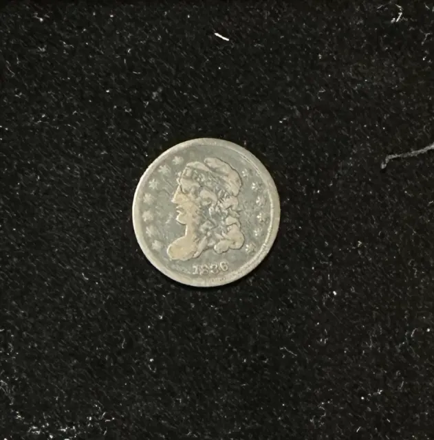 1836 Capped Bust Dime Fine Condition