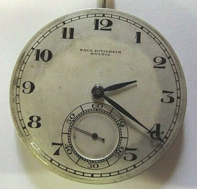 Mouvement De Montre De Gousset à Réviser Ou Pour Pièces - Référence 8-38/P7/3, Occasion