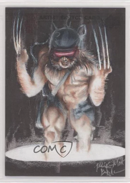 2020 Upper Deck Marvel Annual Sketch Cards 1/1 Matt Glebe Mick and #SKT Auto ob9