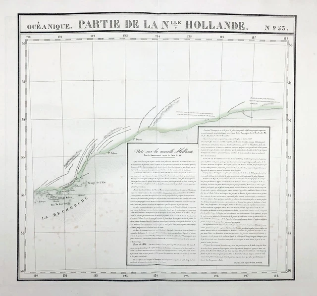 AUSTRALIE WESTERN SOUTH Israelite Baie Goldfields Map Carte ...