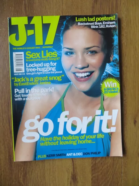 J17 Magazine August 2000 ft. Ant & Dec, Mandy Moore, Kerr Smith, Natalie Cassidy