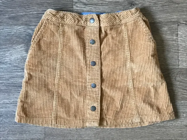 Fatface Girls Cord Skirt Age 8-9 Years Camel