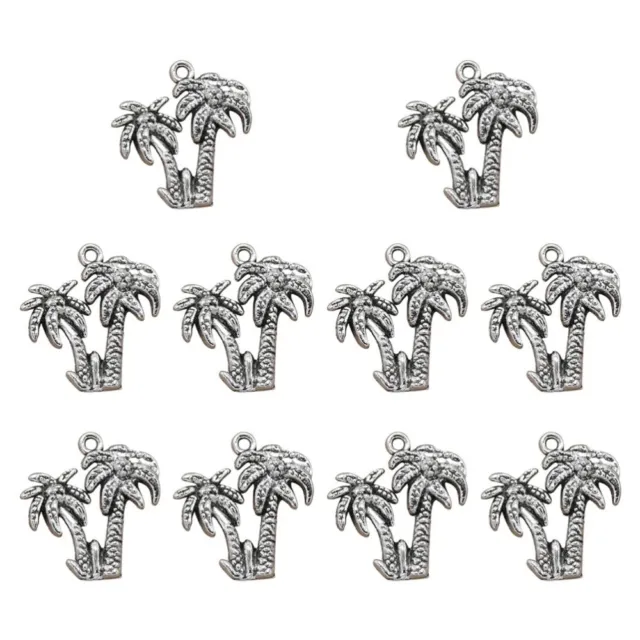 10 PCS Anhängerverschluss Für Halskette Medaillon Altes Silber