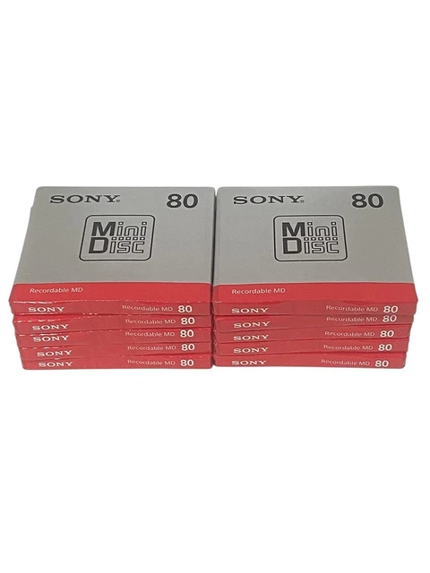 SONY D80 inidisc Neige 80 in. 10 Pack