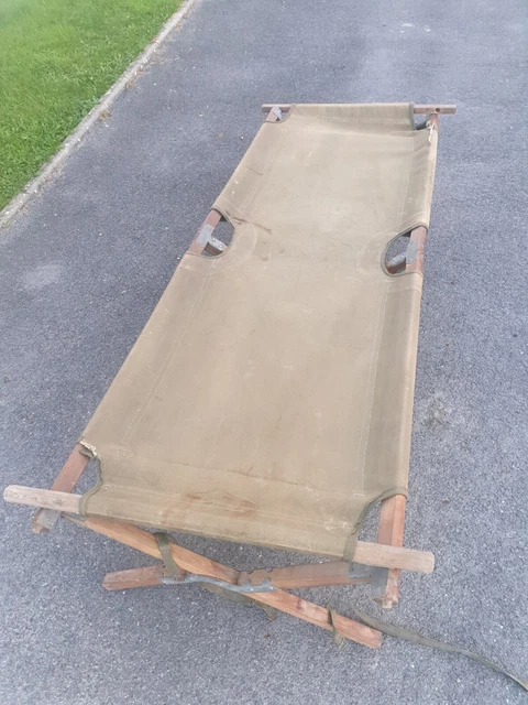 CAO Lit de camp repliable bois