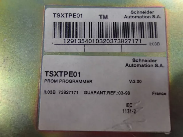 TSXTPE01        - TELEMECANIQUE -       TSXTPE 01  /      PROM programmer  USED 3