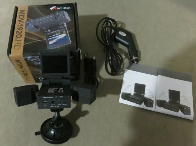 NAVGEAR DASHCAM HD-COCKPIT-RECORDER mit 2 Kameras & TFT-Display MDV-1920.HD  EUR 49,95 - PicClick DE